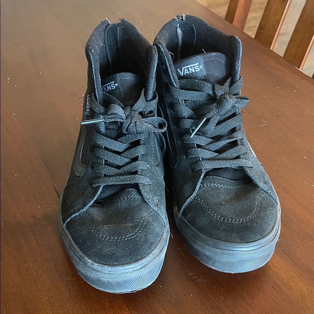 Vans Men's Black Suede Sneakers